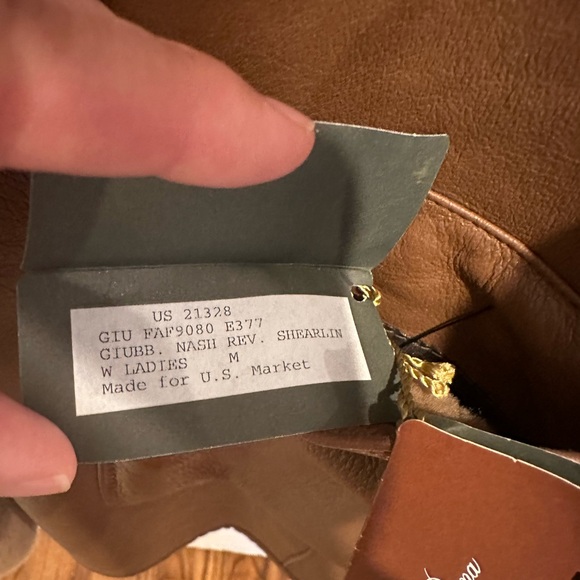 NWT Loro Piana Reversible Lambskin Leather Shearling Coat, Size Medium - Picture 6 of 8